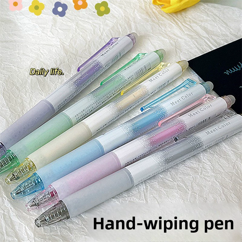 Erasable starry sky, flashing fluorescence rollerball pen for students