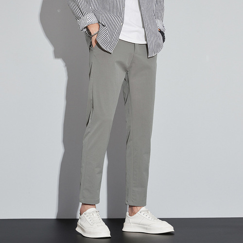 Taobao Tmall delivers spring and summer new men's casual pants with four-sided elastic all-match light business fashion pants