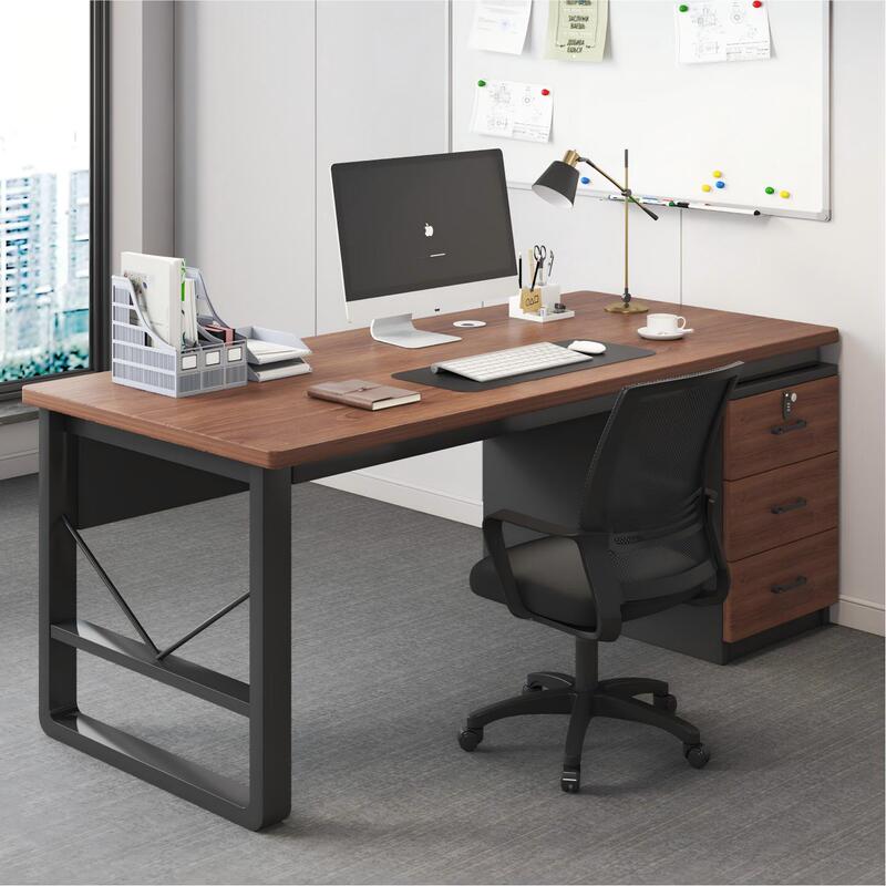 Office Desk, Simple Work Station, Office Desk and Chair Combination, Home Desktop Computer Table with Drawers Office Desk, Simple Work Station, Office Desk and Chair Combination, Home Desktop Computer Table with Drawers