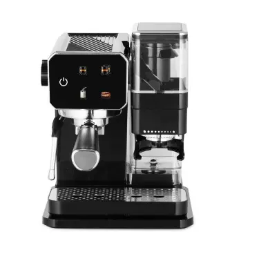 外贸家用咖啡馆意式浓缩咖啡机带磨豆研磨一体机泵压式意式咖啡机
