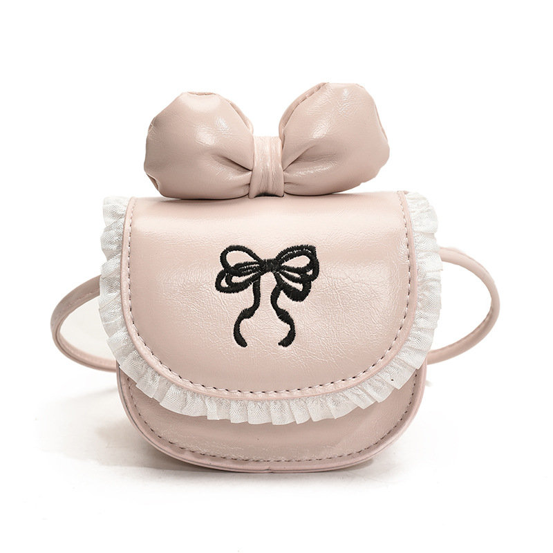 Mini lindos arcos niñas bolsas de hombro de encaje dulce bebé mochila nuevo accesorios para niños bolsas