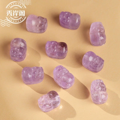 Zərgərlik ara hissələri – Pixiu Through-Hole Accessories, Multi-Color - amethyst-pixiueach-is-about-1188mm
