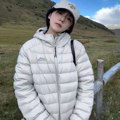 排骨轻薄羽绒棉服冬季2025新款棉袄连帽保暖棉衣棉袄短款修身外套