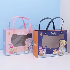 子供の卒業の贈り物の包装箱の透かし彫りの漫画の赤ちゃんの箱の幼稚園の贈り物の箱の満月のお土産の贈り物の箱