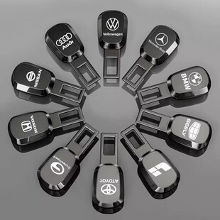 Car car with safety belt extension joint car rear seat with fork belt buckle holder
