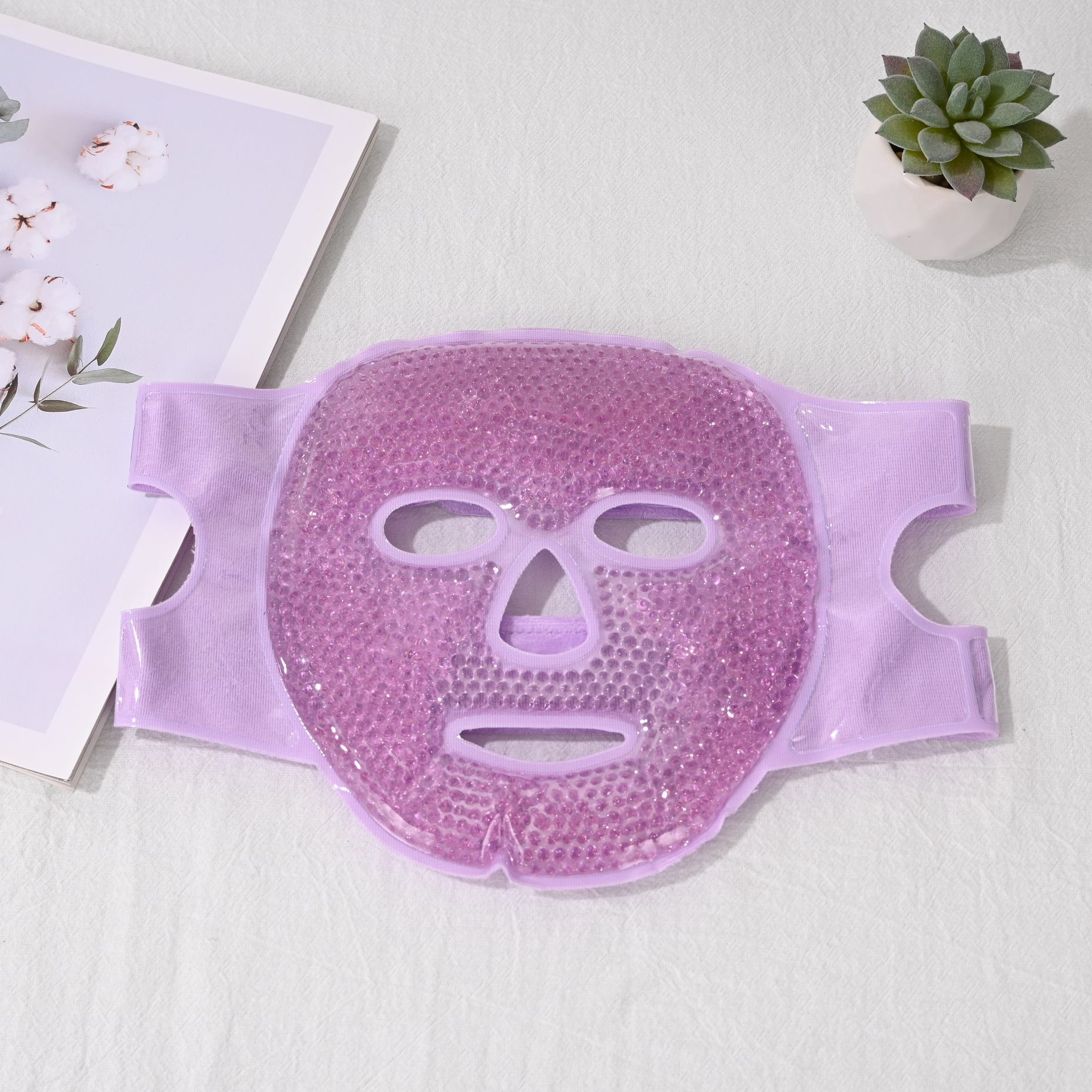 Fabricante de ventas de PVC máscara de hielo máscara de frío y caliente máscara de gel máscara de hielo máscara de confort de visor