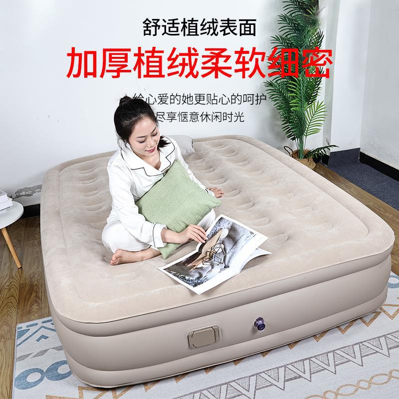 厂家定制新款充气床垫 家用双人气垫床家居户外PVC加厚午休折叠床