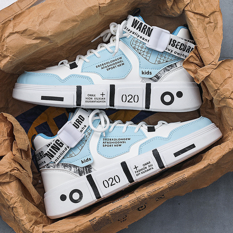 Herren Freizeitschuhe Im Koreanischen Stil High Top Sneakers_voghion.com