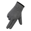 Street keep warm men's gloves, windproof fleece cold-proof bike for cycling