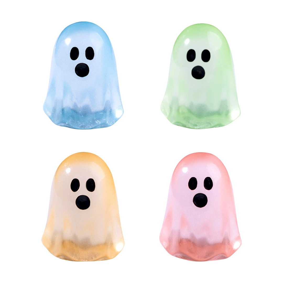 Creative ghost small decorations with accessories, DIY decoration, micro landscape, halloween