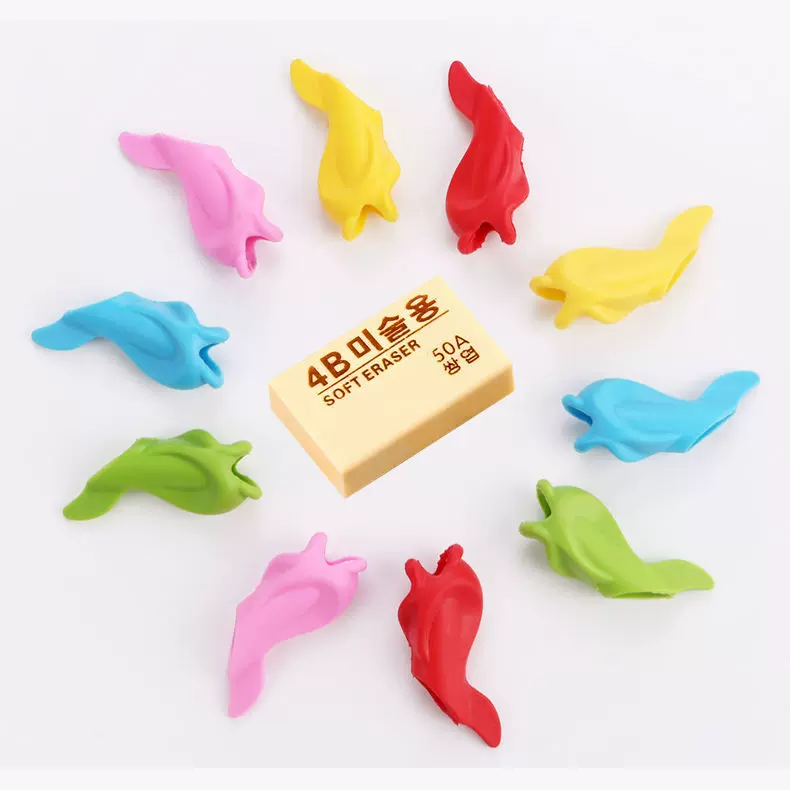 小鱼握笔器硅胶幼儿园小学生写字初学者握笔纠正器改正握笔姿势