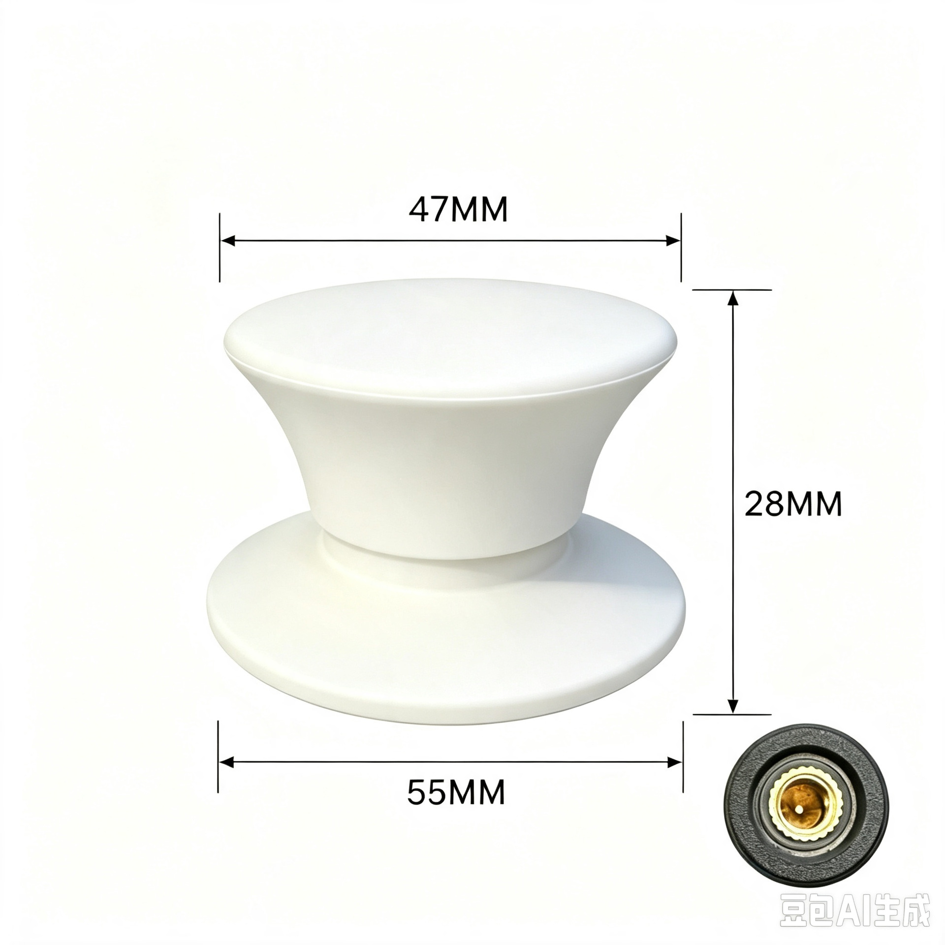 Tapa de la tapa de la olla de silicona anti-scald botón cabeza de la manija cubierta de la olla cubierta del grano superior universal de la olla de vidrio mango accesorios de cocina del hogar