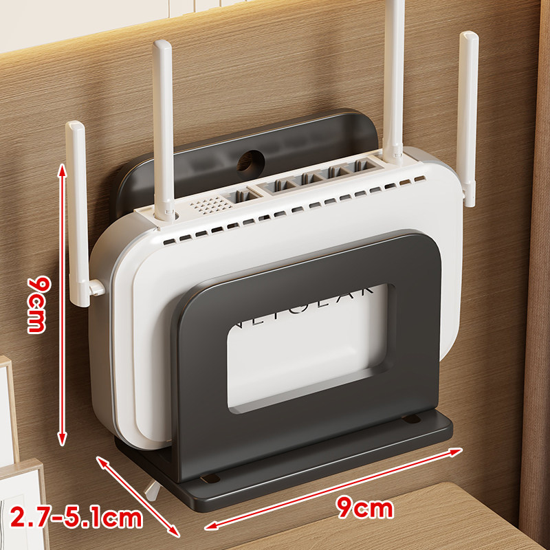 Estante de Almacenamiento para Router y Decodificador, Retráctil, Sin Perforación, para Pared