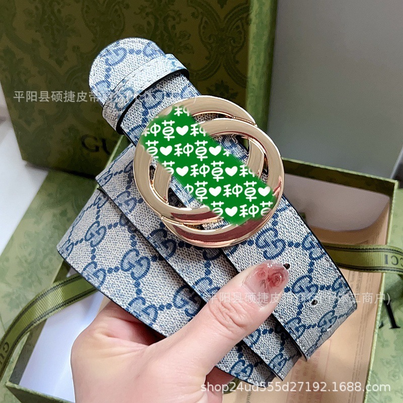 时尚百搭潮流爆款双G布纹男士腰带青年学生韩版装饰带男跨境批发|undefined