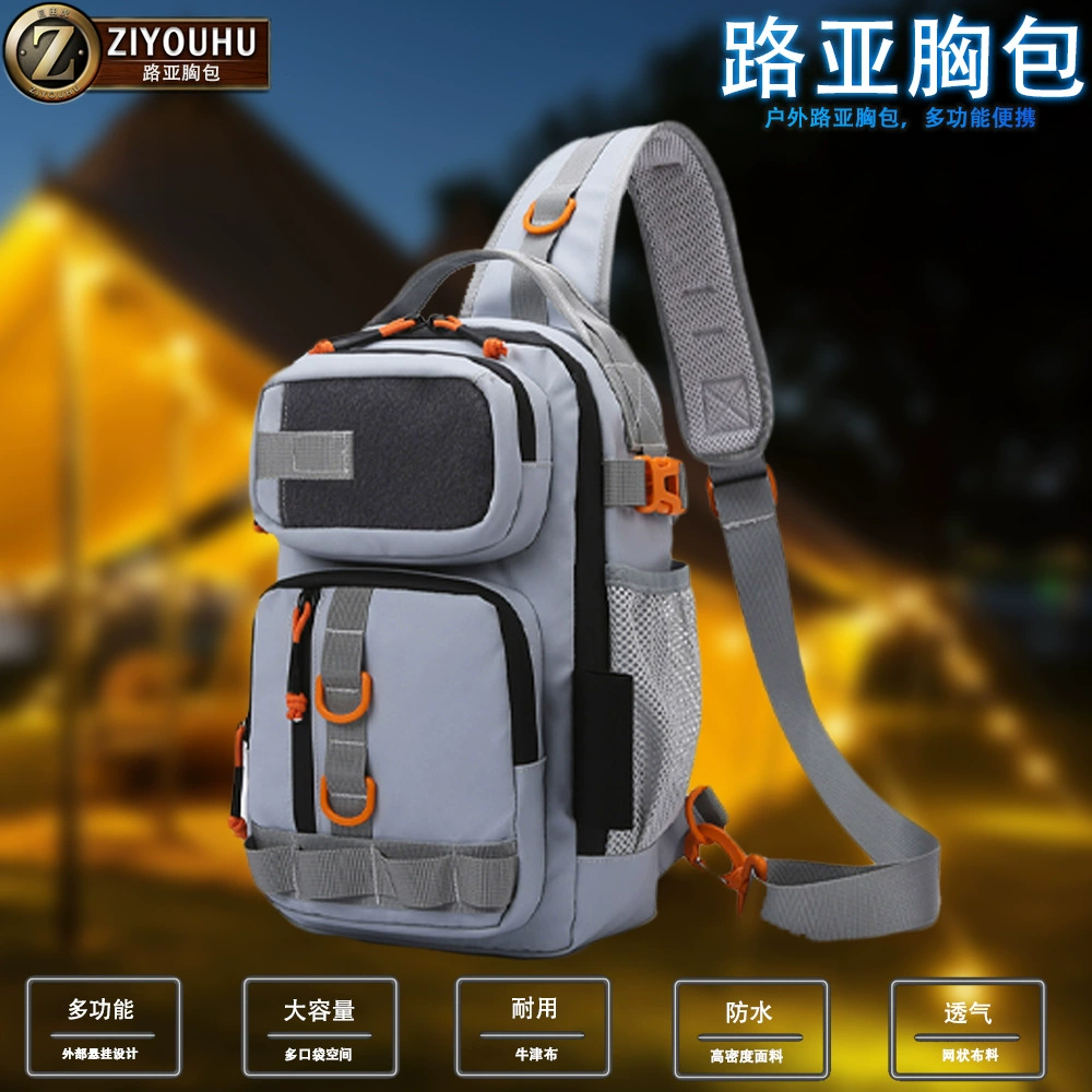 Сумка Luya для рыбалки, новая водонепроницаемая нагрудная сумка для мужчин и женщин, уличная камуфляжная многофункциональная велосипедная сумка, дорожная сумка через плечо
