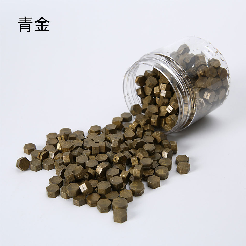 Macaron en caja de 50 colores, cera de pintura de fuego de color mixto, cera de botella granular mate, 60g, peso neto, aproximadamente 38g, sobre, cera sellada