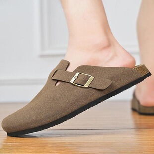 L 96769 Soft Cork Sole Slip On Clogs ܛľ�ײ���Ь