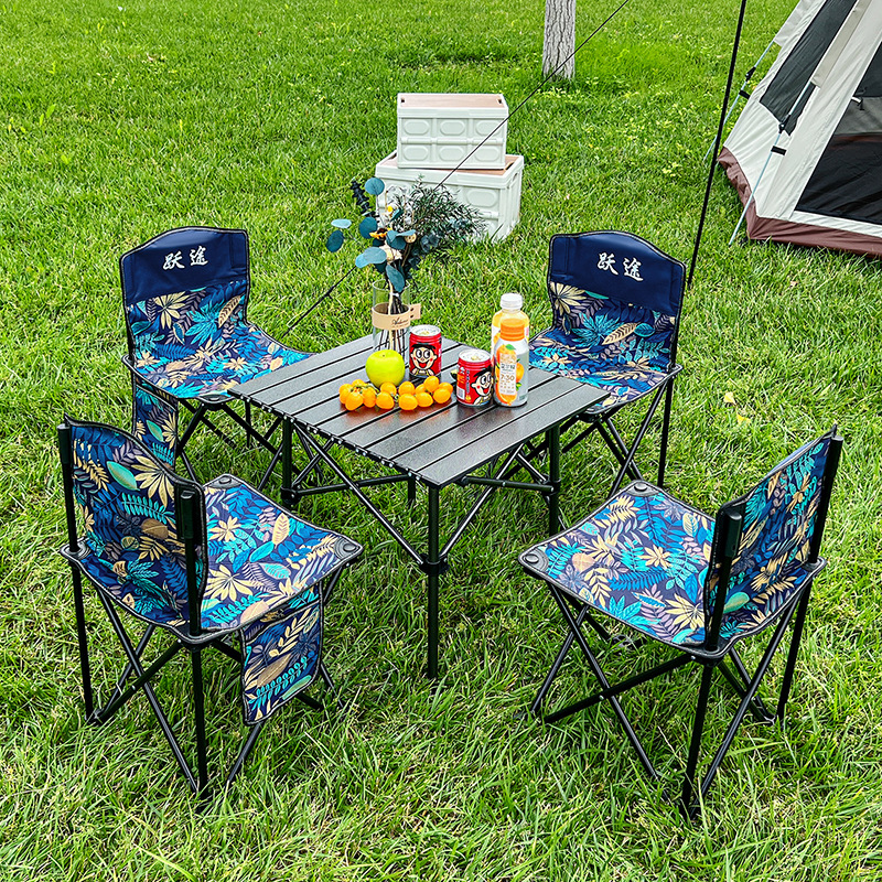 Outdoor barracks folding tables and chairs Lightweight