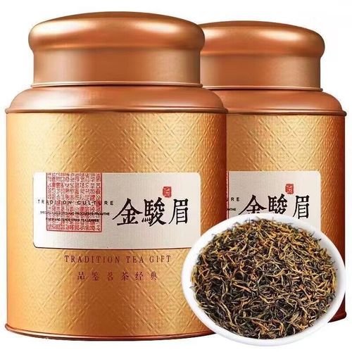 Authentic Jin Jun Mei Black Tea Leaves  Yellow Bud Aromatic Type Wuyi Mountain Black Tea Honey Aroma Type Jin Jun Mei Gift Can