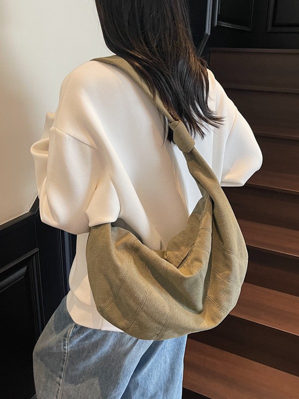 Bolso de mochila, bolso de ocio de mujer, bolso de brazo simple, bolso de hombro simple, gran capacidad de empalme de moda, bolso de crown de viaje