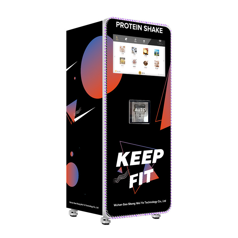Máquina Expendedora de polvo de proteína comercial instantánea gimnasio aplicable multifunción máquina de café automática pantalla táctil