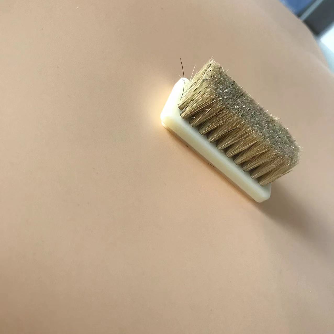 Cepillo de alambre Cepillo de pelo de cerdo Cepillo Wenwan de pelo suave Limpieza de pastas Eliminación de polvo Nuez Vajrayana Cepillo de herramientas Cepillo para zapatos