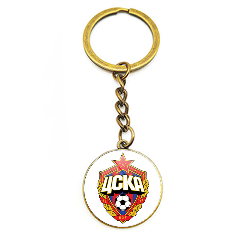 Serie A La Liga Bundesliga Premier League Ligue 1 Equipo de fútbol Emblema Tiempo Gema Llavero Colgante de coche Producción del equipo