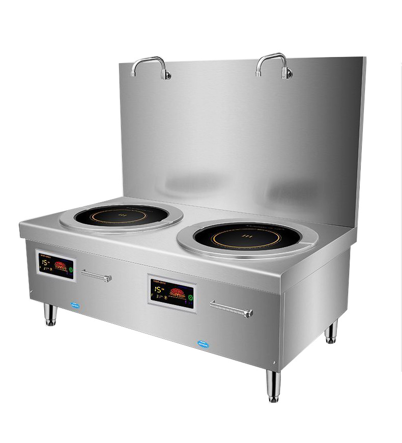 Dematai comercial inducción cocina doble estufa de cocina baja sopa estufa comedor de alta potencia estufa de sopa plana de carne de sopa estufa