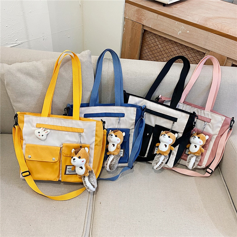 Canvas bags women 2021 new pattern solar system student High-capacity The single shoulder bag ins fashion Campus Diagonal Bag