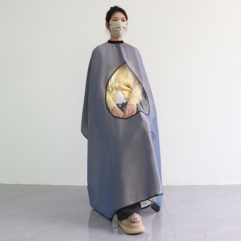 Amazon Hair Salon Family Perspective Tela para ampliar Peluquería Tela para peluquería Estilista Corte de cabello Cepillo de tinte Delantal