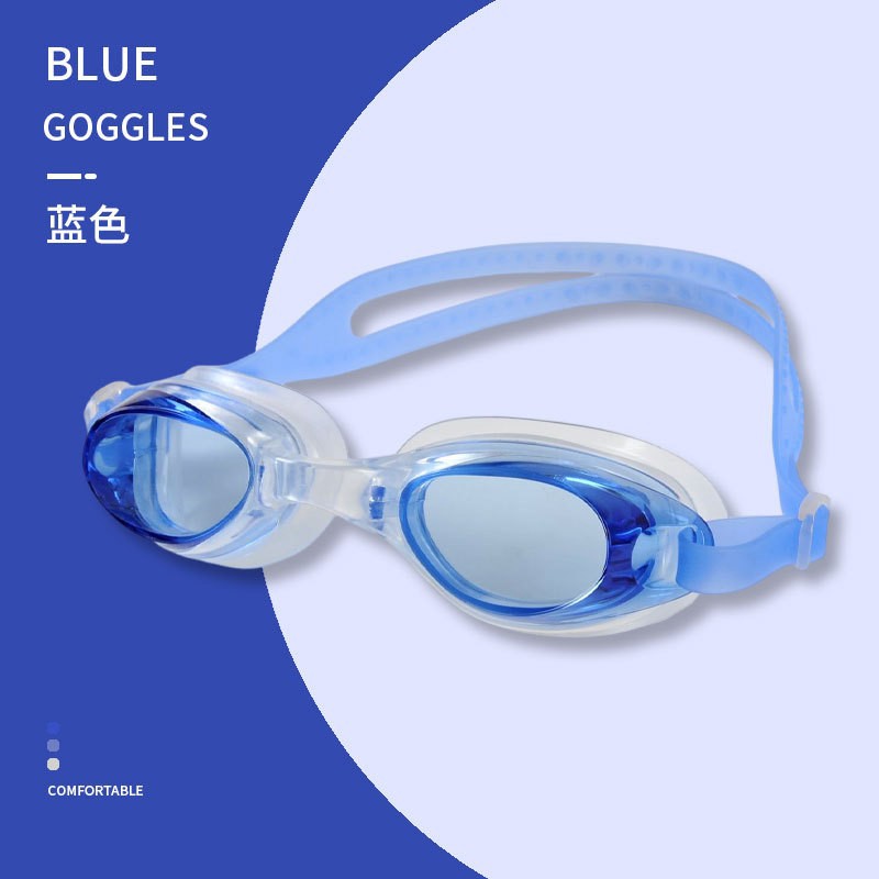 Gafas de Natación Antivaho Silicona y Policarbonato Antivaho, Impermeable para Natación