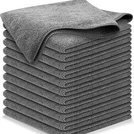 厨房抹布超细纤维加厚吸水吸油洗碗布擦车清洁布跨境热销工厂批发