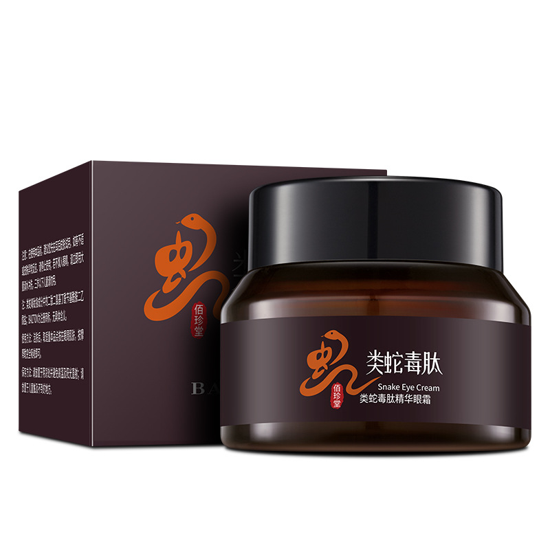 Baizhentang Snake Poison Péptido Essence Crema para ojos Hidratante e hidratante para reducir las ojeras Crema para ojos para el cuidado de los ojos al por mayor