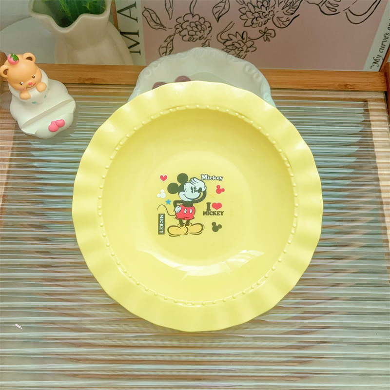 labubu马卡龙糖果色沙拉盘家用水果盘儿童甜品早餐零食水果蛋糕盘|undefined
