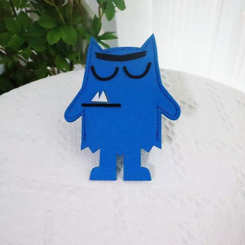 私の感情的な小さなモンスター手人形おもちゃ子供 DIY 不織布フェルト絵本教材子供の教育早期教育|undefined
