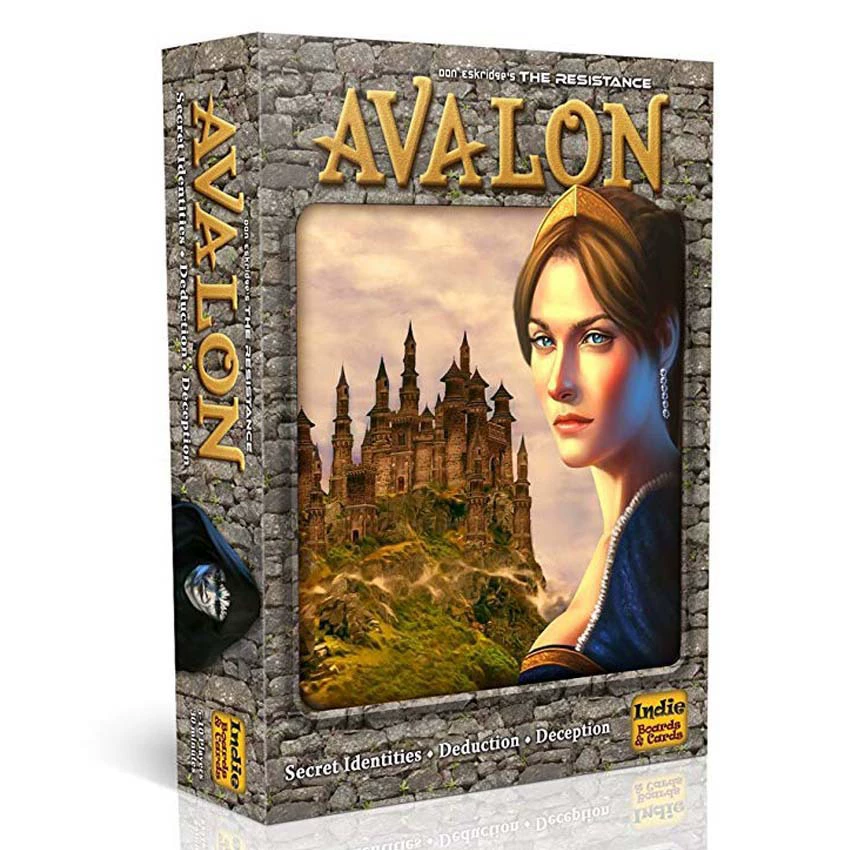 Полный английский Avalon Avalon Resistance Organization Arthur Legend Quest настольноя игра