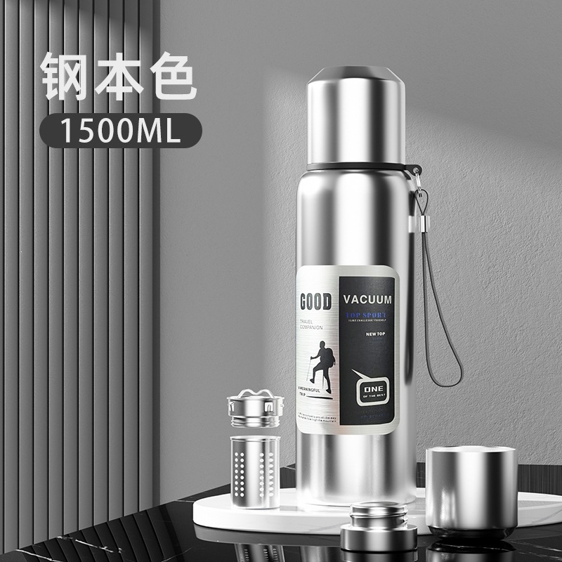 Nuevo tipo de alta capacidad 316 taza de acero inoxidable al aire libre hervidor de agua de acero inoxidable taza de separación de agua de té image 10