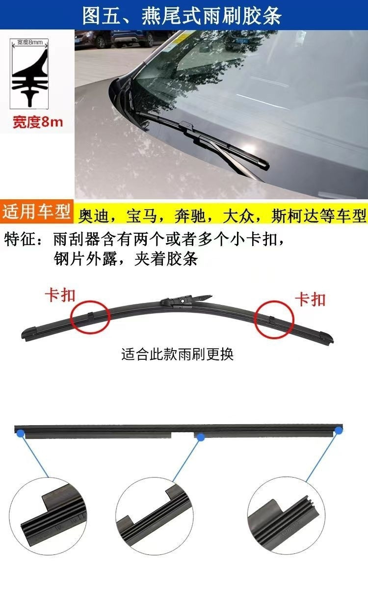 Applicable to Changan CS15/CS35/CS55/CS75 Wiper Strip UNIT/Yidong/Ruicheng CC/Wiper Strip