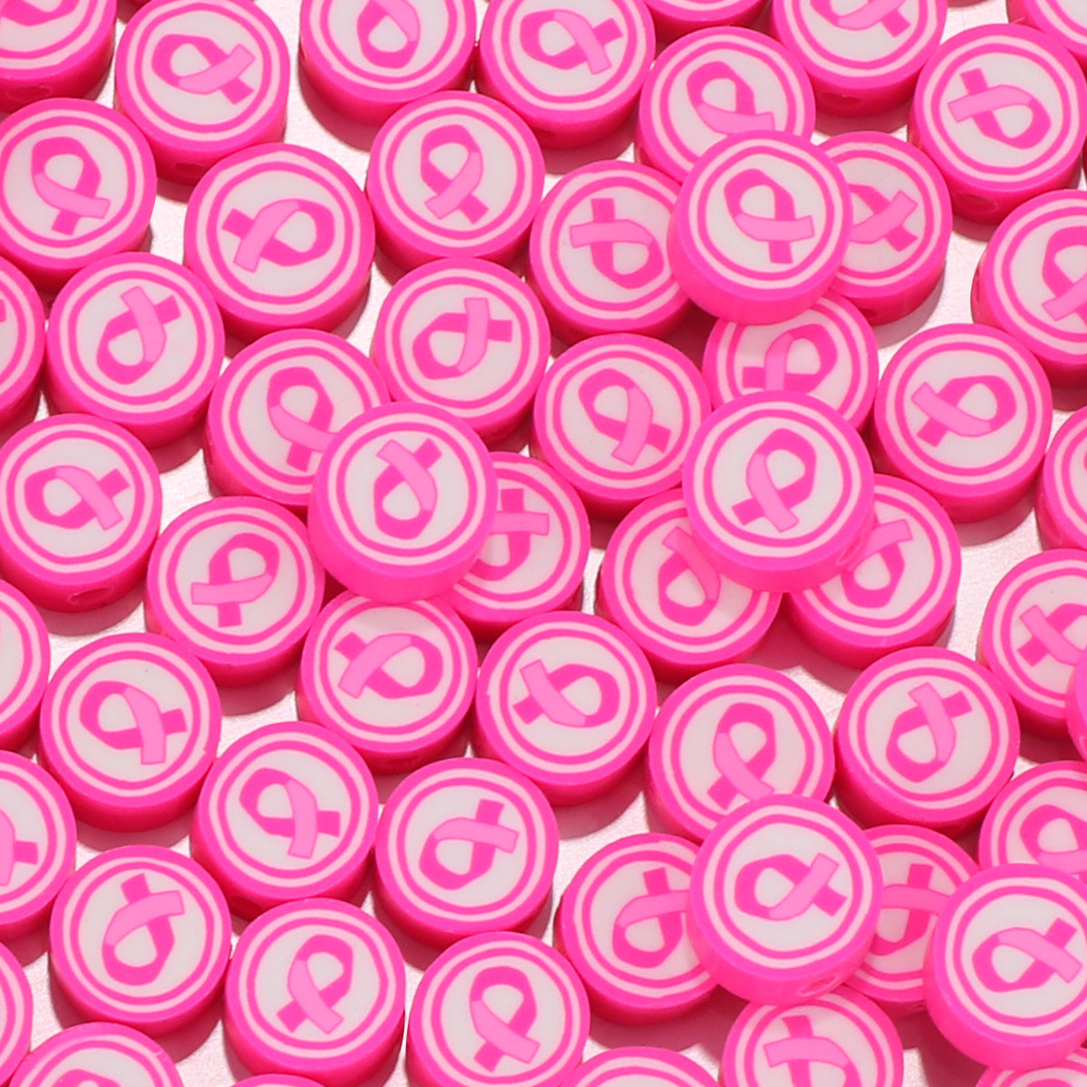 Accesorios de la joyería cerámica suave bufanda de seda cinta de cinta suelta cuentas hechas a mano material de bricolaje pulsera collar