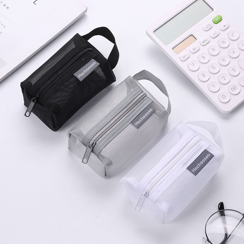Simple Nylon Three-Dimensional Square Mesh Coin Purse Large Capacity Key Case Card Bag Coin Bag Transparent Storage Bag Simple Nylon Three-Dimensional Square Mesh Coin Purse Large Capacity Key Case Card Bag Coin Bag Transparent Storage Bag