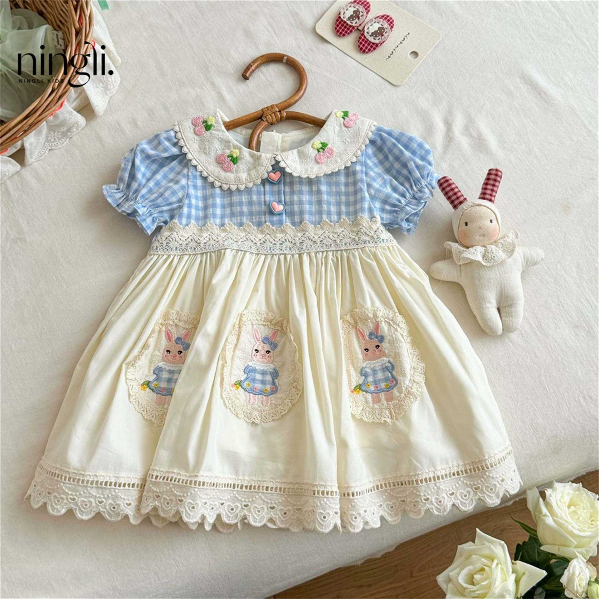 柠里 Маленький костюм принцессы, милое платье для девочки, стильLolita, западный стиль
