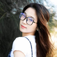 眼镜女网红款显脸小素颜眼睛男潮流平面镜抗辐射抗蓝光框架5330