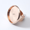 Retro bronze accessory, copper wedding ring, with gem, wholesale