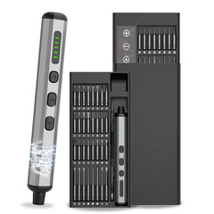 アマゾン68 in 1マイクロ精密充電式電動ドライバーセット5速携帯電動ドライバーツール