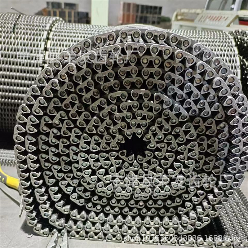 无声齿形链带 带保护帽沉头 玻璃厂行列机无声齿形链带