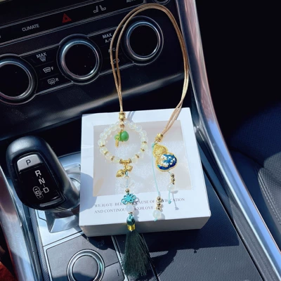 [Fu He Lu] Guofeng Car hanging - green