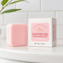 羳ol 100g Castor Oil Conditioner Bar Color Pink