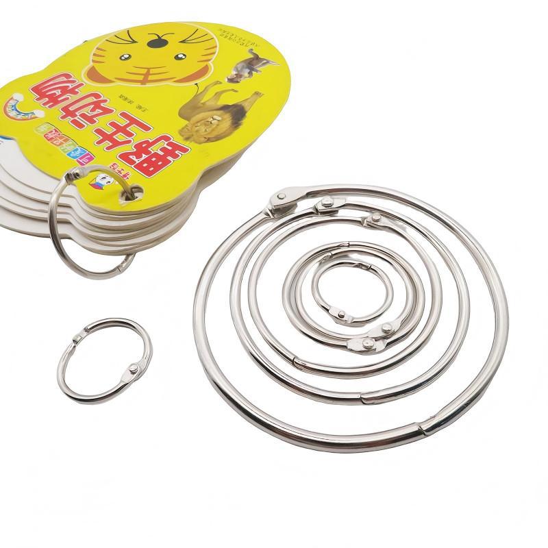 Wholesale Metal Book Rings, Binder Rings, Card Storage Rings, Calendar Iron Rings, Binding Rings
