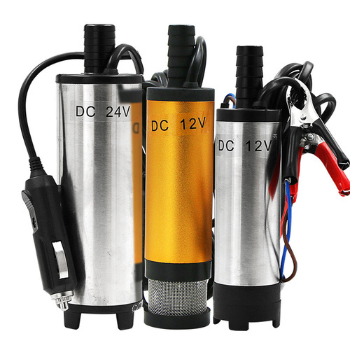 12V24V DC diesel water pump factory price wholesale electric oil pump small submersible oil suction pump