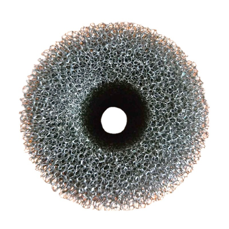 粗中细孔防尘过滤净化空心管状泡沫柱 黑色引水聚氨酯过滤海绵圈